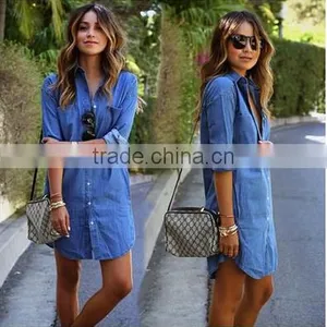 Custom Ladies Cotton Blouses Wholesale China thumbnail-1