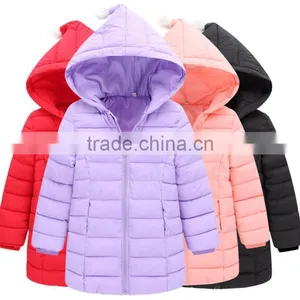 Factory Direct Supply Oem High Quality Customize Gilrs Winterproof Padded Jacket,kids Quilted Jackets thumbnail-1