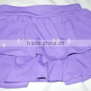 Cupcake Pageant Dresses NEW Girls Skort Tiered Skirt Toddler Girls Ruffle Lavender Cotton Skirt Solid Color Falbala Skirt thumbnail-1
