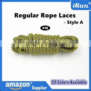 Neon Orange Air Yeezy Laces for Sports Shoes - Round Rope Boot Yeezy Rope Laces - Round Laecs 22 Colors - Amazon Supplier thumbnail-4