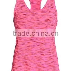 OEM Latest Fancy Tank Tops Girls Fitness Yoga Wear Ladies Tops Images thumbnail-3