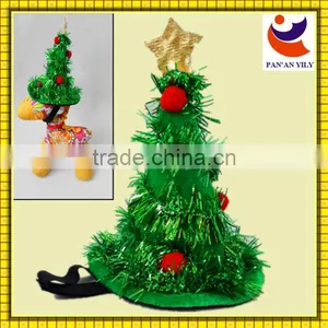 Factory Sale Green Christmas Tree Style Christmas Dog Hat thumbnail-1