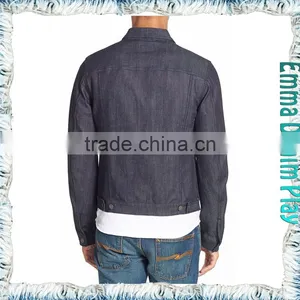 2015 New Fashion Design Mens Short Denim Jacket High Quality Cotton Outerwear thumbnail-3
