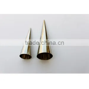 15Pcs DIY Stainless Steel Horn Bread Baking Cake For Cream Horns Chocolate Cones Mold Spiral Baking Pastry Tools thumbnail-4