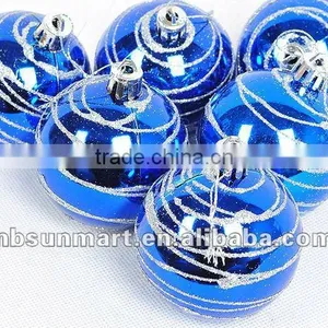 Blue Christmas Ball thumbnail-1