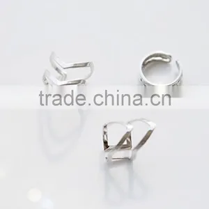 3 Pieces/set Women Gold Silver Plated Hollow Arrow Midi Finger Knuckle Rings thumbnail-3
