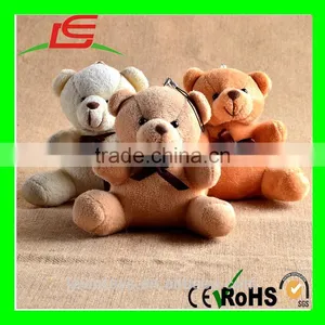 2016 Hot Selling Animal Style Cute Stuffed Plush Teddy Bear Keychain thumbnail-1