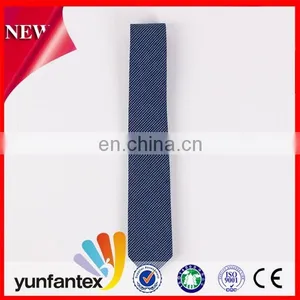 2016 Latest Navy Blue Petite Stature Cotton Necktie Wholesale thumbnail-1