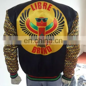 Latest Design Mens Varsity Satin Bomber Jacket Pakistan thumbnail-4