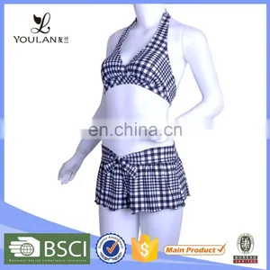 Latest Perfectly Undershirt Friendly Sexi Xxxl High Waist Girl Bikini Swimwear thumbnail-1