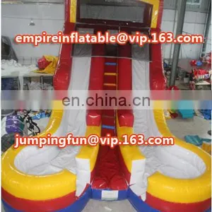 China High Quality Inflatable Water Slide Dual Lane Slide ID-SLM080 thumbnail-1