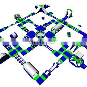 Wholesale PVC Inflatable Waterpark Inflatable Amusement Park Equipment thumbnail-1