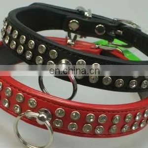2013 Fashion Diamond Studded Leather Bling Bling Dog Collar thumbnail-4