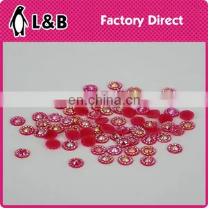 5mm High Quality New Design Flower Colorful Resin Stone thumbnail-1