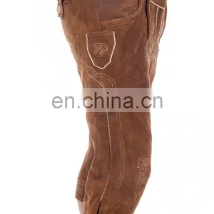 2016 Wholesale Oktoberfest Men Knee Lederhosen (Bavaria Clothing) thumbnail-3