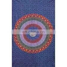 Cotton Mandala Tapestry Indian Tapestry Mandala Tapestry Wall Hanging thumbnail-1