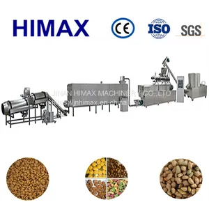 Full Automatic Pet Food Floating Fish Feed Making Machine Processing Line thumbnail-2