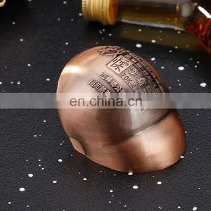 Hot Sale Wholesale Low Price Customized Logo Souvenir Ancient Copper Metal Hat Shape thumbnail-1