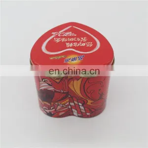 Red Heart Shape Gift Chocolate Box Metal Tin Wholesale thumbnail-2