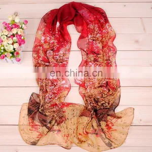 Professional Factory Wholesale High Quality Fashion Chiffon Scarf thumbnail-2