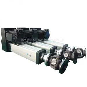 Precision Positioning Low Noise Electric Linear Actuator With Servo Motor for 6DOF Lifting Motion Platform thumbnail-4
