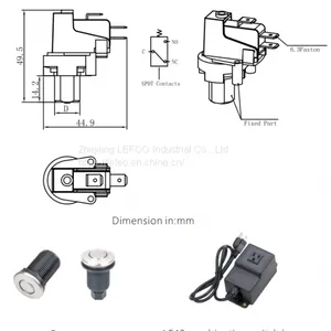 LF40-01 UL Approved SPA, Hot Tub Air Switch for Remote Control thumbnail-4