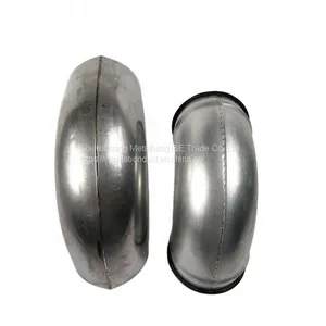 HVAC Spiral Pipe Ends Laser Welded Ducting Stainless Steel Bends thumbnail-1