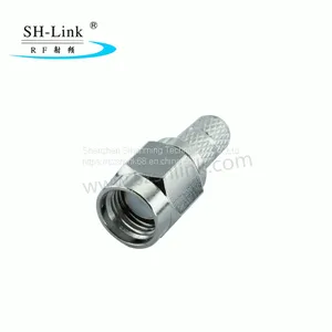 SMA Male Crimp Solder Connector for RG58 LMR-195 RG142 Cable thumbnail-2