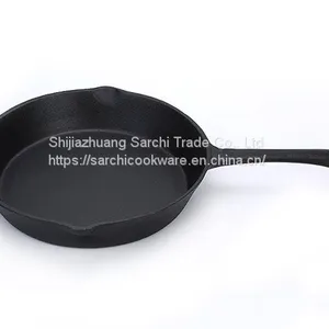 Cast Iron Skillet With Long Handle, Griddle Pan, Wholesale Cast Iron Skillets, Cast Iron Bundt Pan thumbnail-1