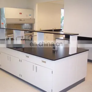 CE School Furniture Lab Island Table Bench With Sink and Reagent Shelf thumbnail-6