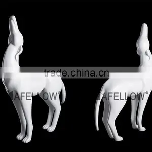 New Design Fiberglass Material Dog Mannequin for Sale thumbnail-2