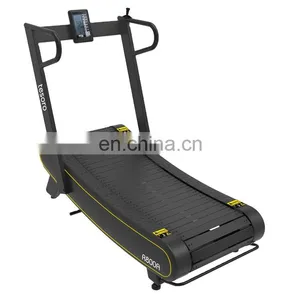 Semi-commercial Folding Running Machine Treadmill Self-powered Non-motorized Curved Manual Treadmill thumbnail-1