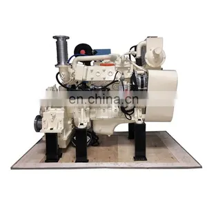Water Cooled 130HP 4 Stroke 4 Cylinders 4BTA3.9 4bt Ship Engine thumbnail-1