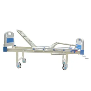 Factory Cheap Price Economic Medical 2 Crank Patient Clinic Manual Patient Hospital Bed For Sick thumbnail-1