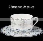 Bone China Cup & Saucer With Snows Way thumbnail-1