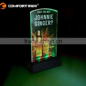 Acrylic LED Desk Menu Display Holder thumbnail-2