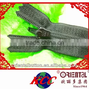 3# Black Fabric Tape Nylon Zipper KCC Zipper thumbnail-4