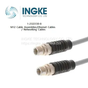 INGKE,1-2322330-8,M12 Cable Assemblies,Ethernet Cables / Networking Cables thumbnail-1
