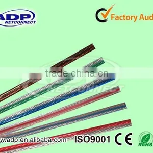 Speaker Cable 2x4 mm CCA Speaker Audio Cable Transparent New thumbnail-1