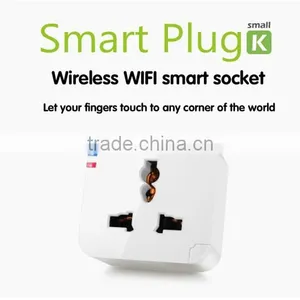 2200W Power Rating AC 90-256V Smart WIFI Socket With Smart Phone Android & IOS APP for Remote Control Electricity Cut-off And Re thumbnail-1