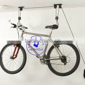 20KG BICYCLE PULLEY HOIST BIKE LIFT CYCLE STORAGE RACK BASEMENT GARAGE thumbnail-1