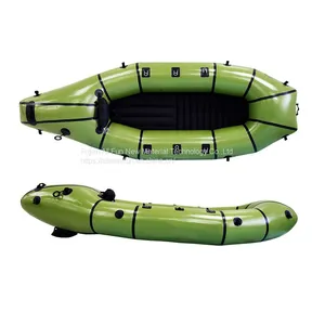 Super Light Inflatable Boat Packraft Fishing With Inflatable Floor thumbnail-1