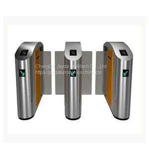 Glass Sliding Barrier Optical Turnstile/ Sliding Speed Gate Turnstile/ Speedlane Sliding Optical Turnstile thumbnail-1