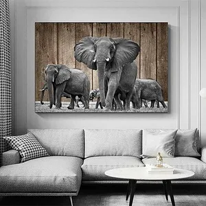 3D Wall Art Modern Abstract Animal Print Art Painting thumbnail-1