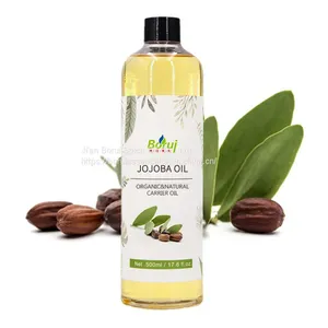 Wholesale Price Cold Pressed Carrier Oil Bulk Golden Refined Organic 100% Pure Natural Jojoba Oil thumbnail-1