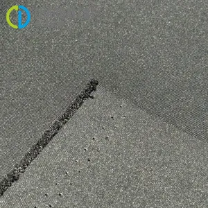 Plain GRS 75D*300D Cotton-like Texture 100%RPET Recycled Polyester Fabric for Outerwear Fall/Winter Milled Trench Coat Jacket thumbnail-3