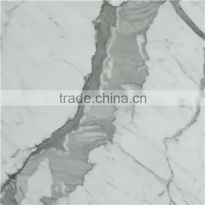 Popular Stone Product Natural Polished Italy White Marble Tiles thumbnail-6