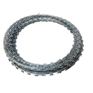 Hot Selling BTO-22 Type Galvanized Razor Wire Fence Garden Anti-Concertina Barbed Wire at an Attractive Price thumbnail-1