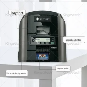 Datacard Cd800 Card Printer for Gas Payment Cards, Employee id Cards, Campus id Cards, and Bank Social Security Cards thumbnail-3