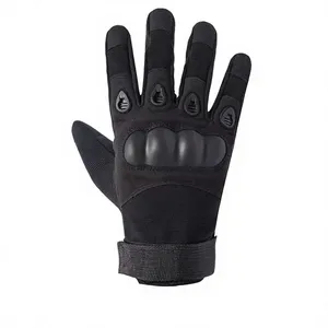 Heavy Duty Wear Resistant Hard Knuckle Touchscreen Full Finger Outdoor Combat Tactical Gloves thumbnail-4